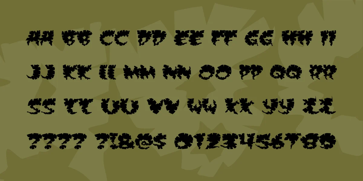 Extra virgin Font preview 2