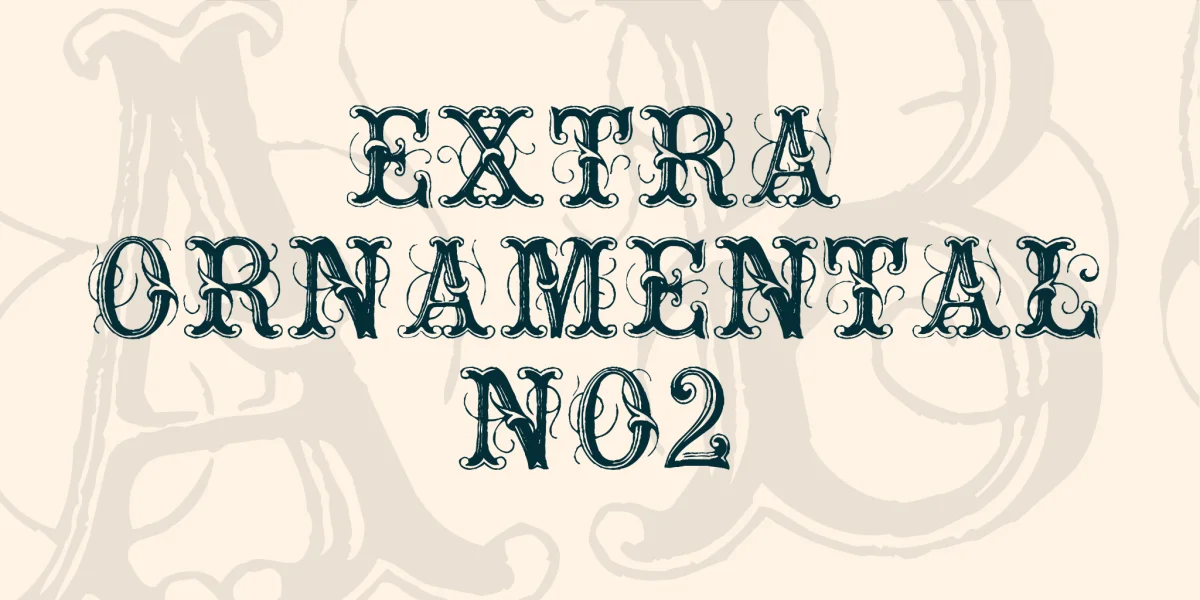 ExtraOrnamentalNo2 Font