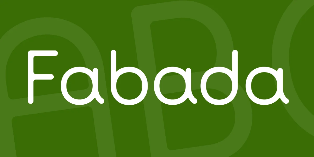 Fabada Font preview 2