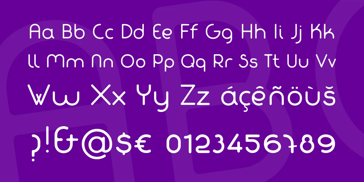 Fabada Font preview 5