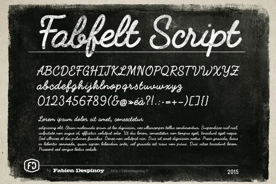 FabfeltScript Font preview 2