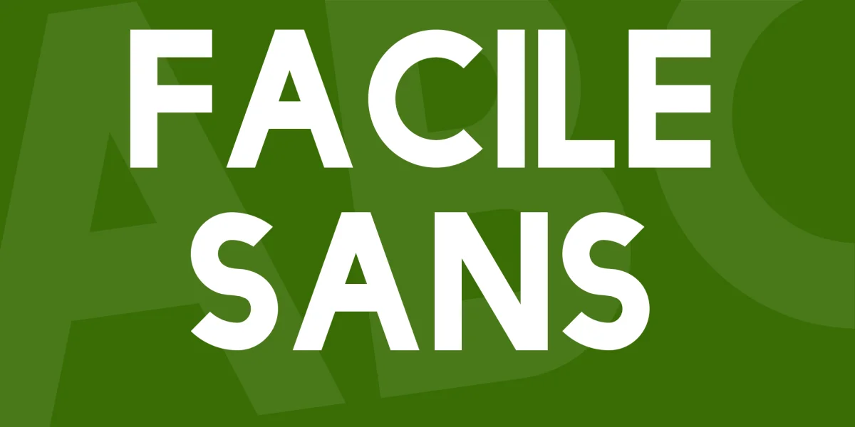 Facile Sans Font