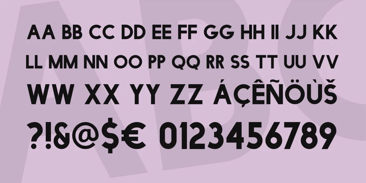 Facile Sans Font preview 3