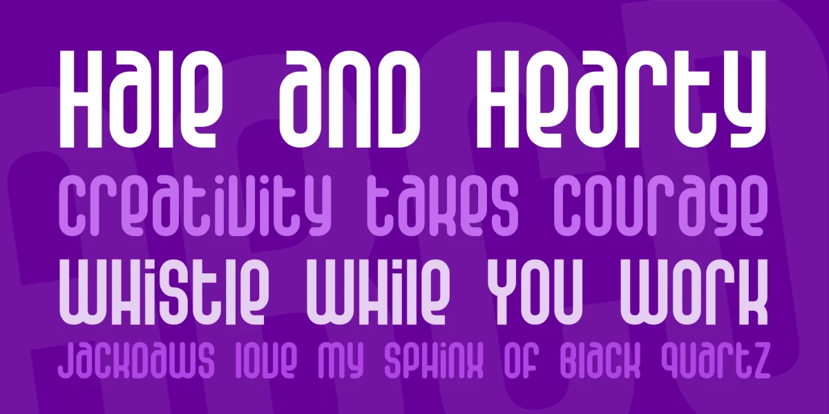 False Positive Font Family preview 2
