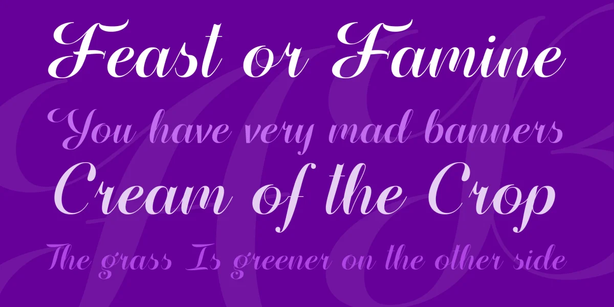 Familiar Taste of Poison Font preview 2