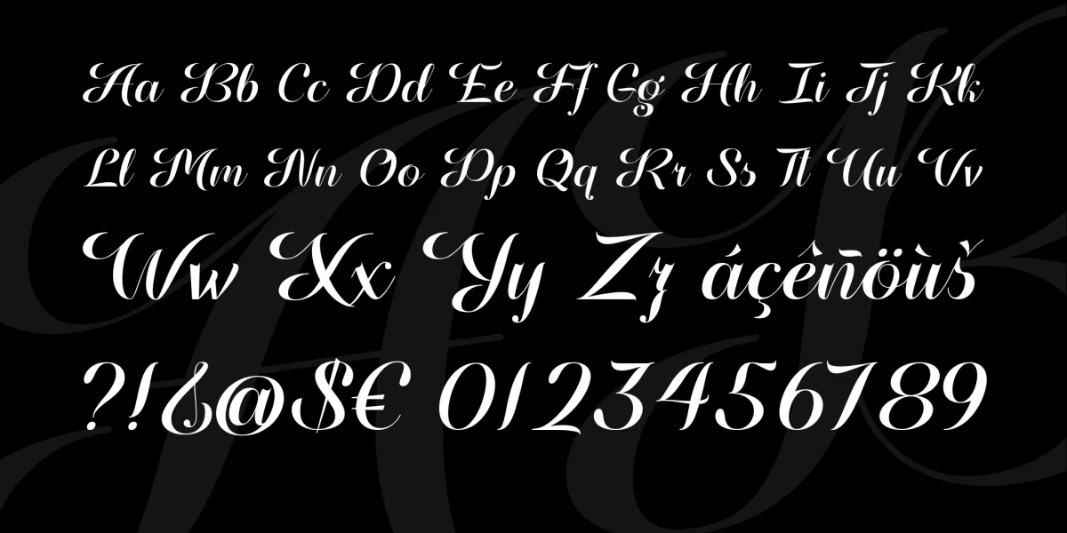 Familiar Taste of Poison Font preview 4