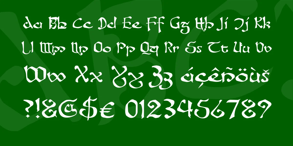 Fanjofey Font Family preview 4