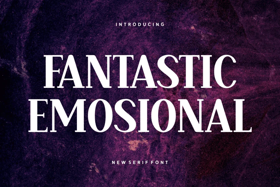 Fantastic Emosional Font