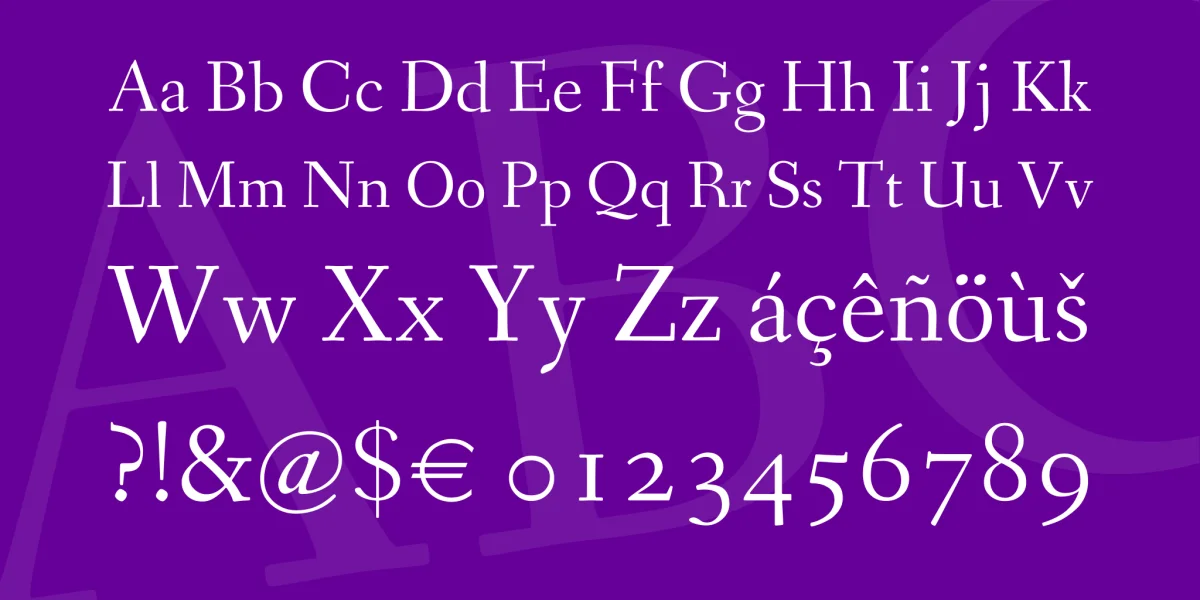 Fanwood Font Family preview 6
