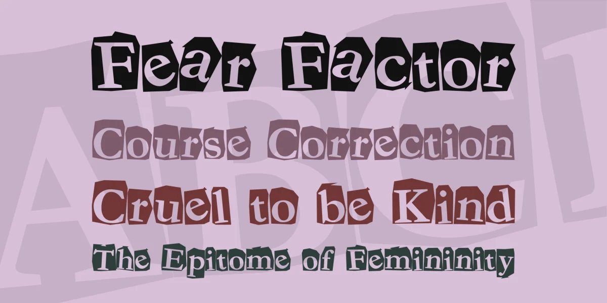 Fanzine Font preview 2