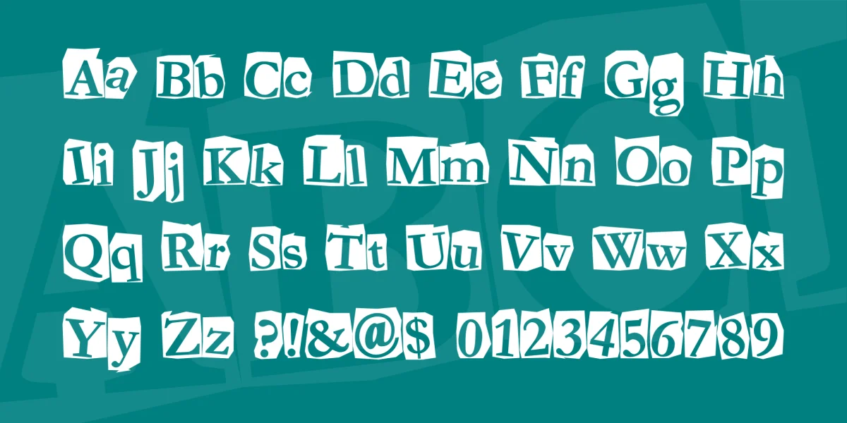 Fanzine Font preview 3