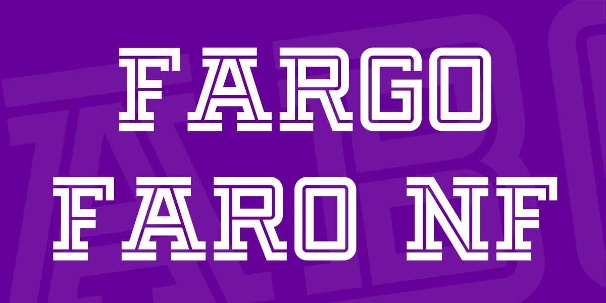 Fargo Faro NF Font