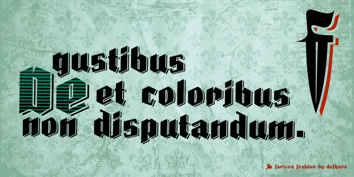 Farisea Font Family preview 4