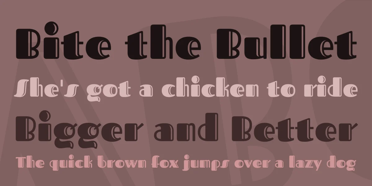 Fascinate Inline Font preview 2