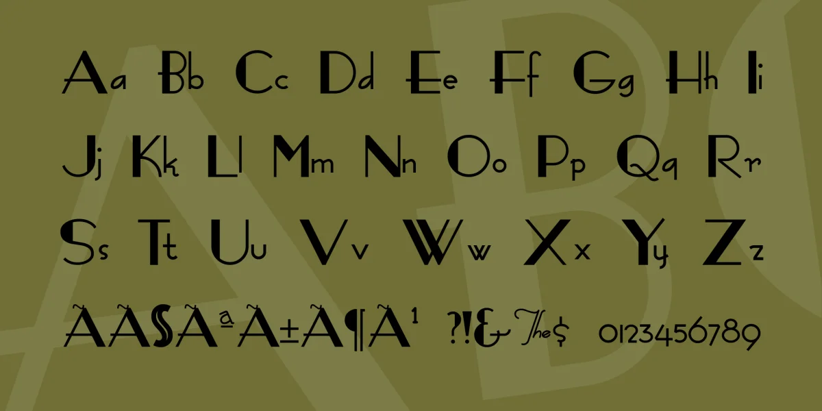FashionVictim Font preview 3