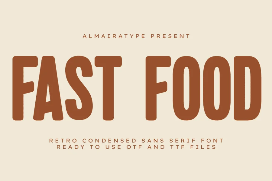 Fast food Font