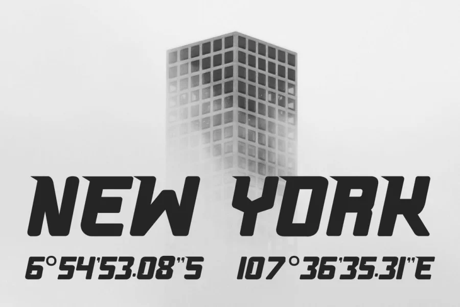 FAST-TRACK Font preview 5