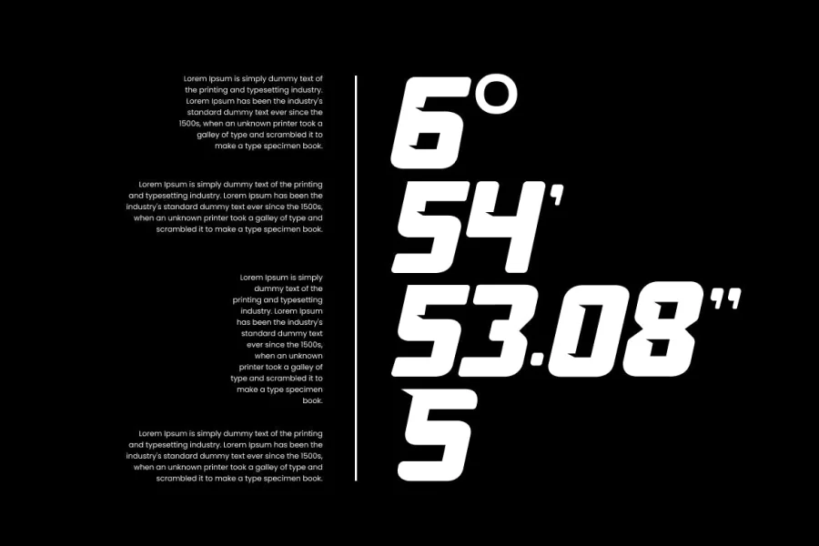 FAST-TRACK Font preview 6