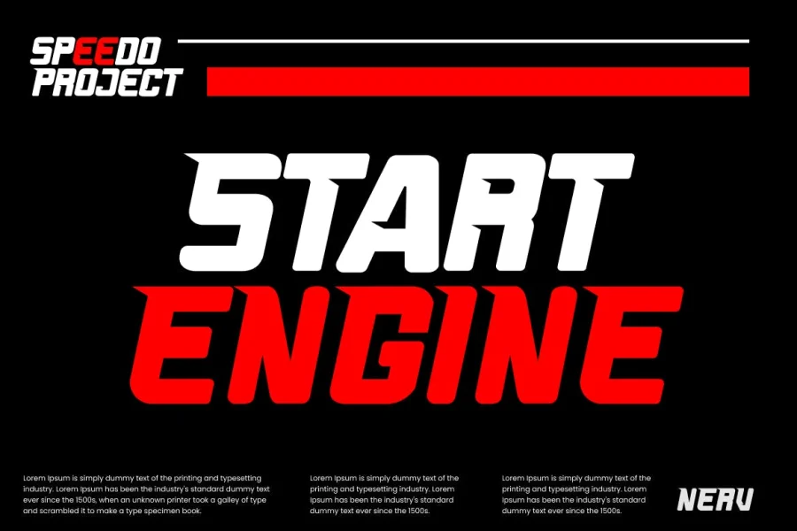 FAST-TRACK Font preview 7
