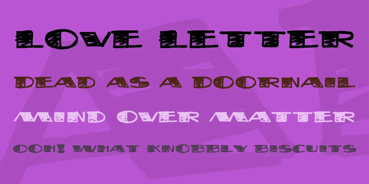 FatStack BB Font preview 2
