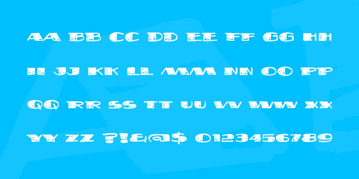 FatStack BB Font preview 3