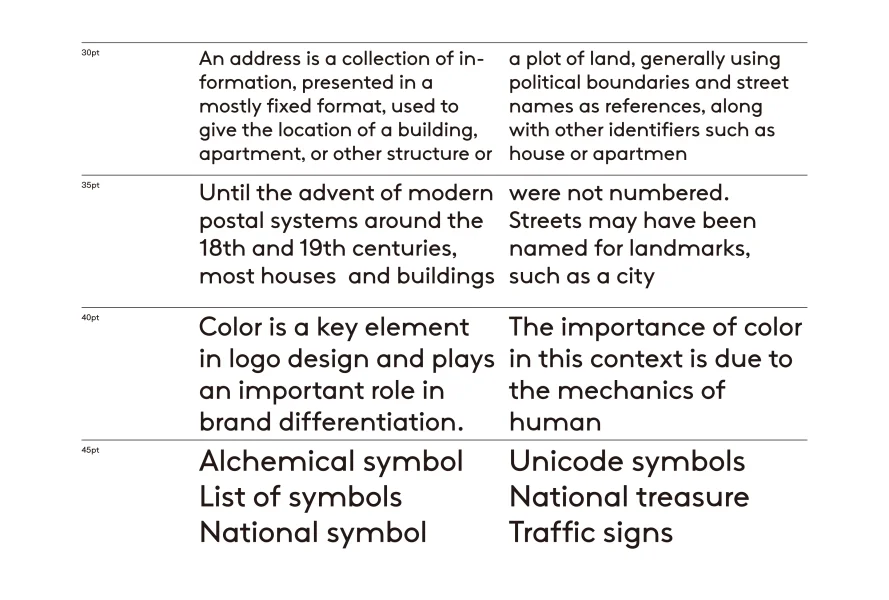 Fax Sans Font preview 2
