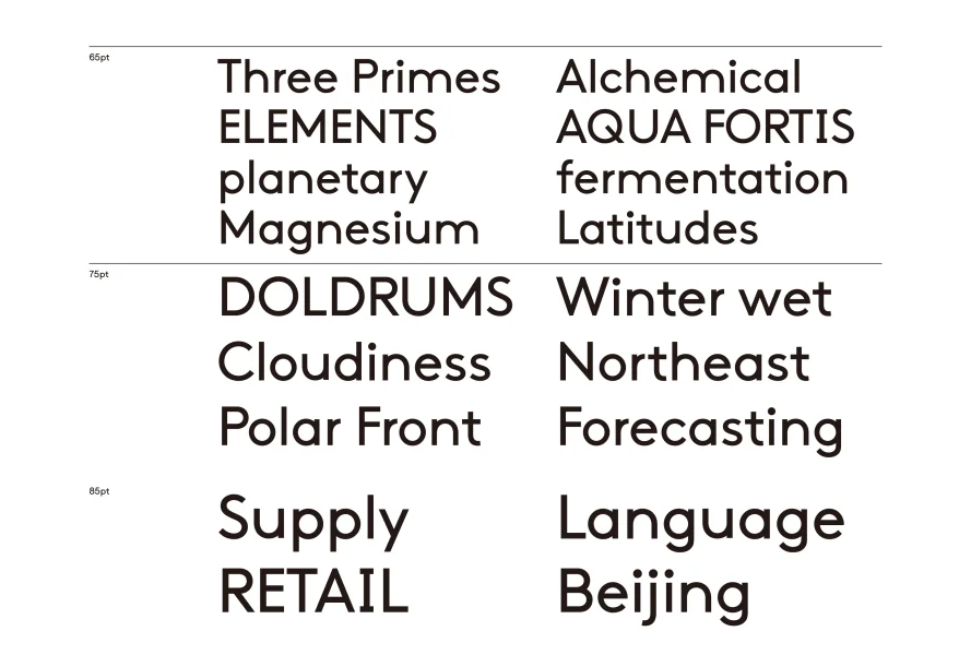 Fax Sans Font preview 3