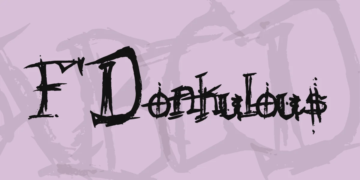 F'Donkulous Font