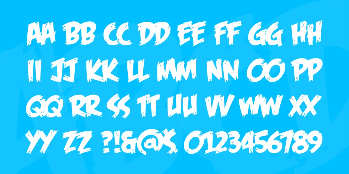 Feast of Flesh BB Font Family preview 3