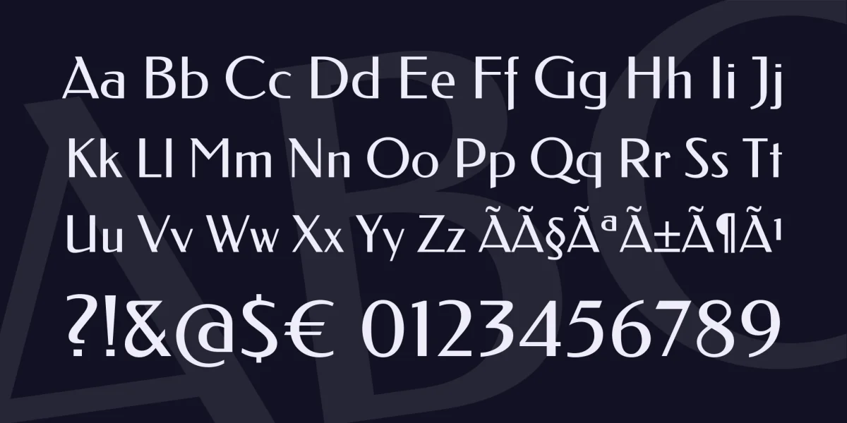 Federo Font preview 4