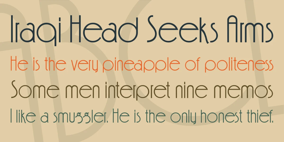 Feena Casual Font preview 2