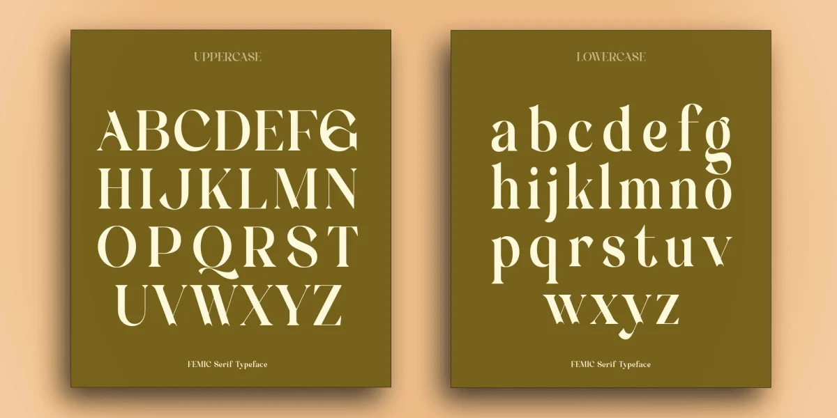 FEMIC Font preview 6