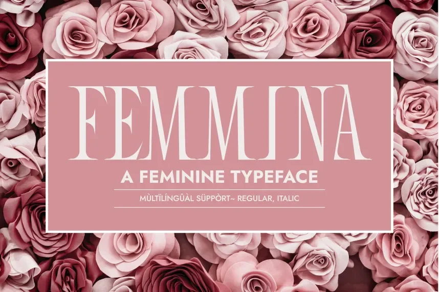 Femmina Font preview 2