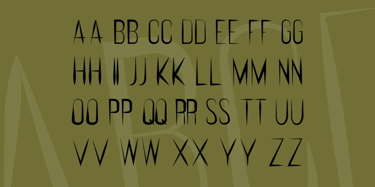 Feral Font preview 3