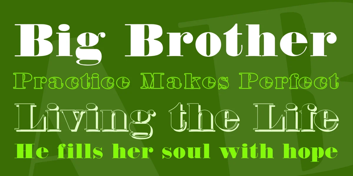 Fette Bauersche Antiqua Font Family preview 2