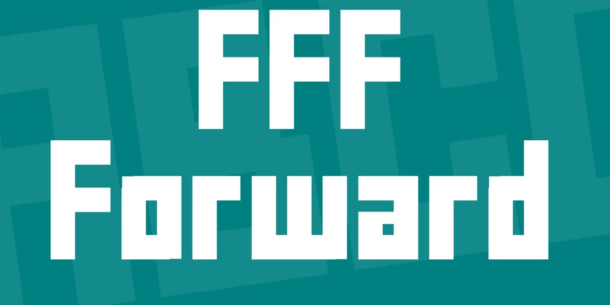 FFF Forward Font