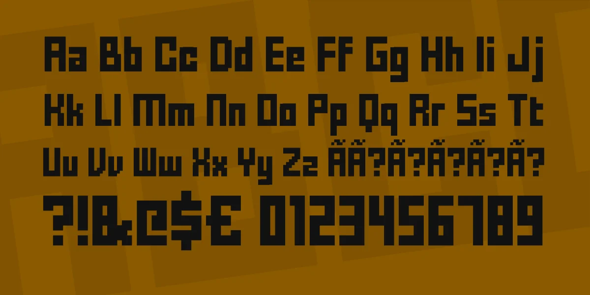 FFF Forward Font preview 4