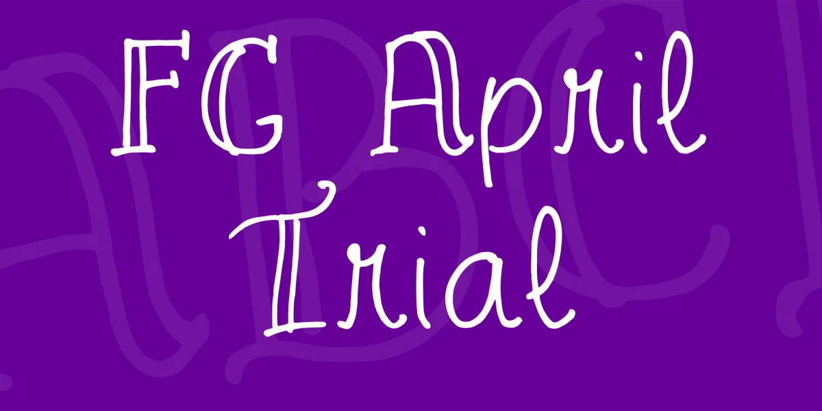 FG April Trial Font