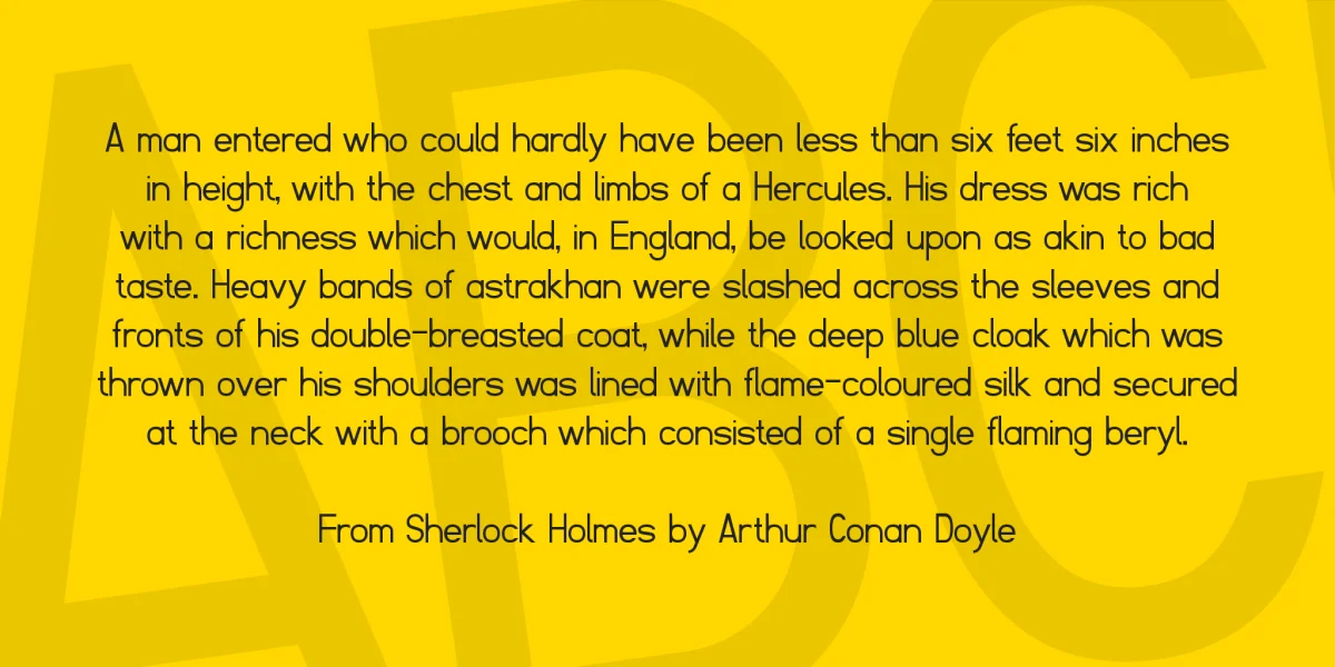 Fibel Nord Font Family preview 3