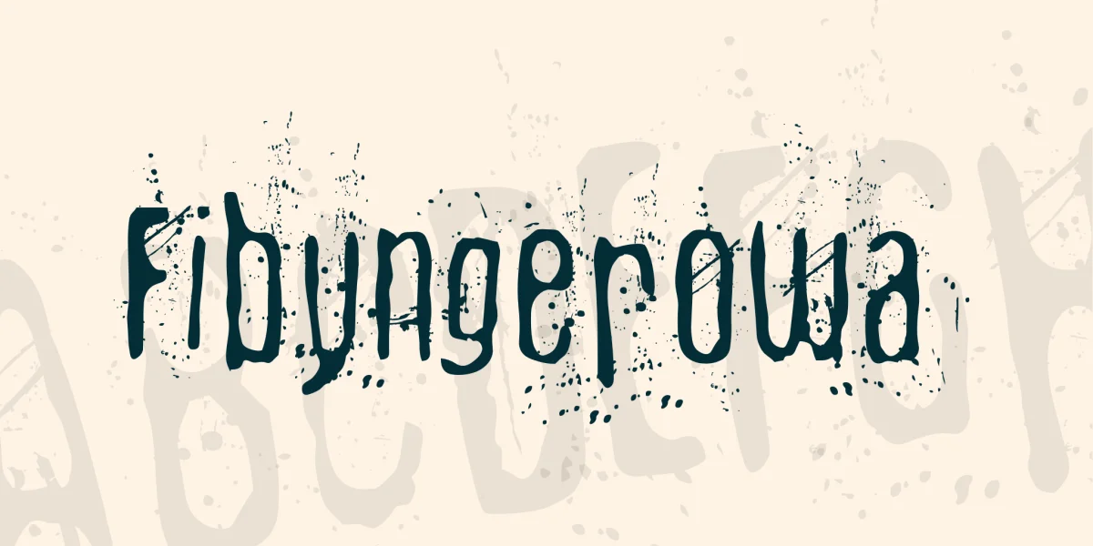Fibyngerowa Font