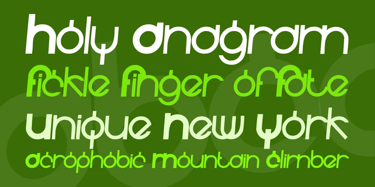 Fidelle Font preview 2