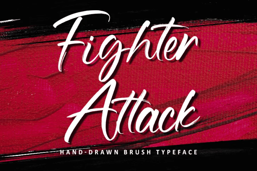 Fighter Attack-Personal use Font