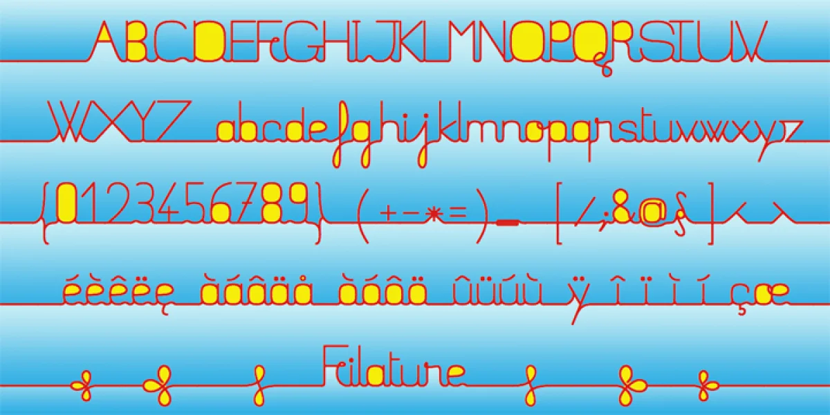FilatureStd Font preview 3