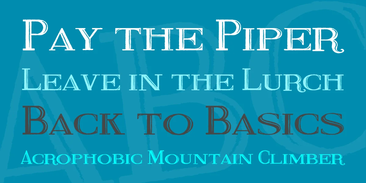 Fine Blackboard Font preview 2