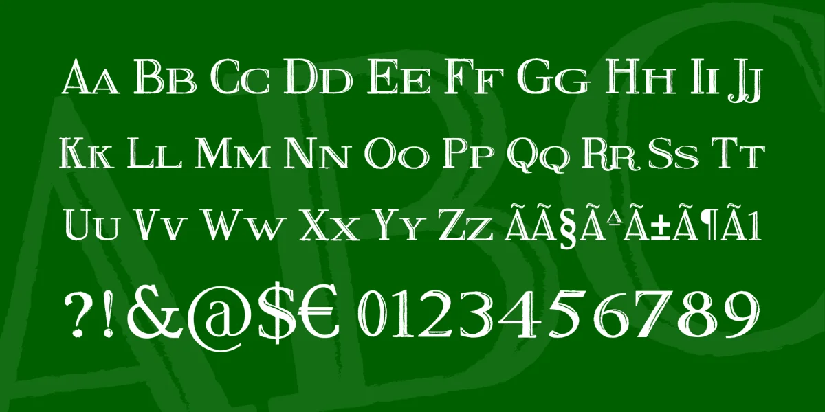 Fine Blackboard Font preview 4