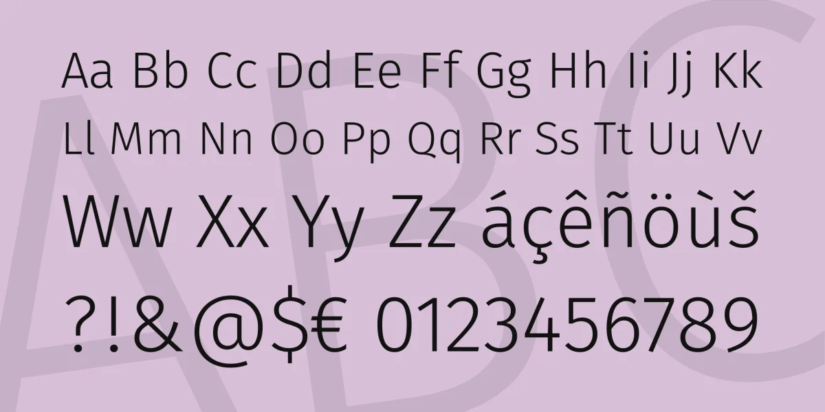 Fira Sans Font Family preview 4