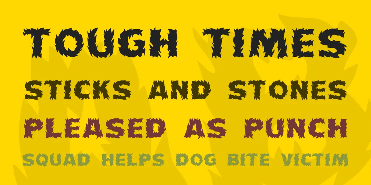 Firecat Font preview 2