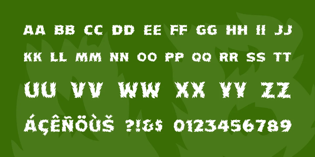 Firecat Font preview 4