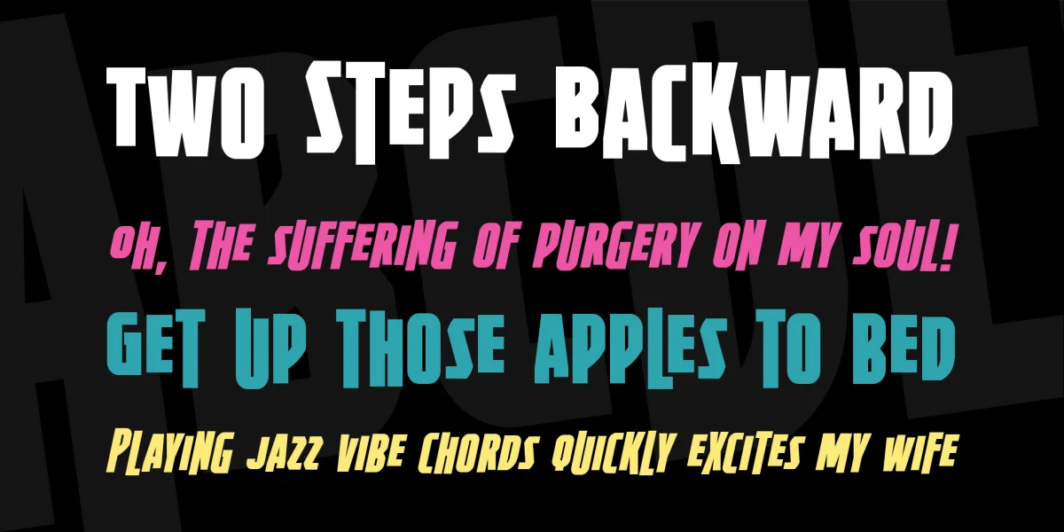 Firepower BB Font Family preview 2