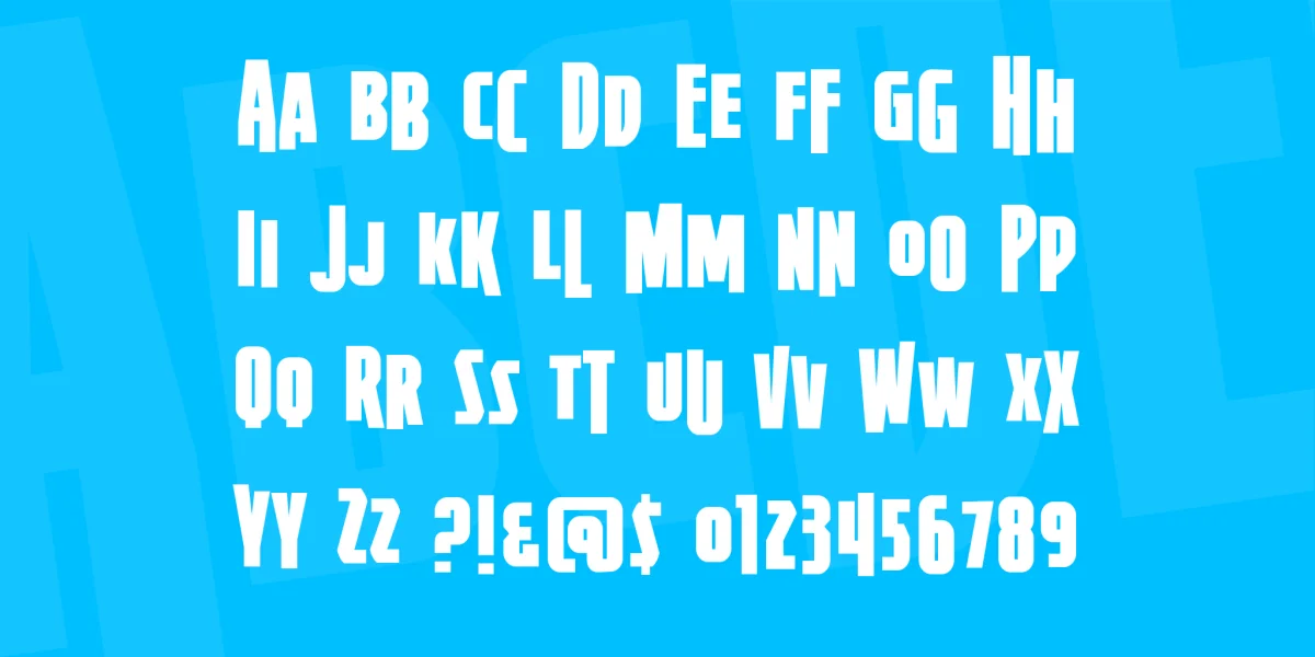 Firepower BB Font Family preview 3